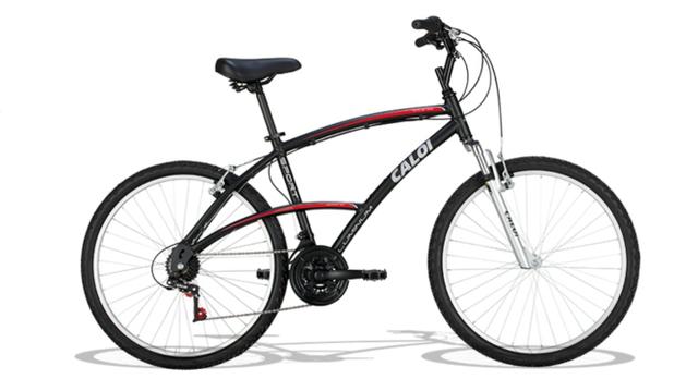 Bicicleta Caloi 100 com suspensão nunca utilizada