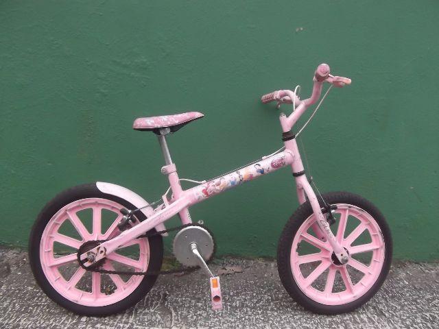 Bicicleta caloi barbie aro 16 usada