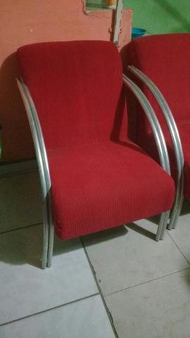 Cadeiras Vermelhas Com Braço