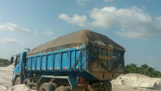 Carrada areia 3x no cartão