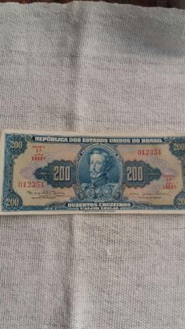 Cédulas de 200 Cruzeiros - Antiguidade