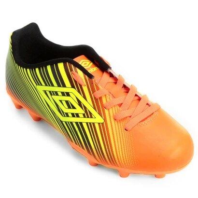 Chuteira umbro slice laranja