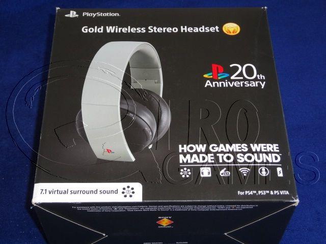 Headset Wireless 7.1 Gold - Novo - Sony PS4 - Piscou, perdeu