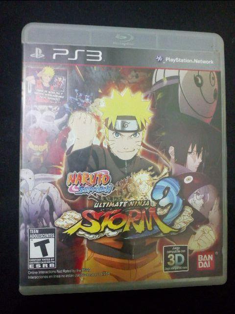 Jogo PS3 Naruto Shippuden Ultimate Ninja Storm 3