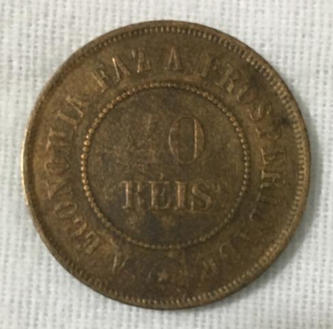 Moeda de bronze 40 Reis