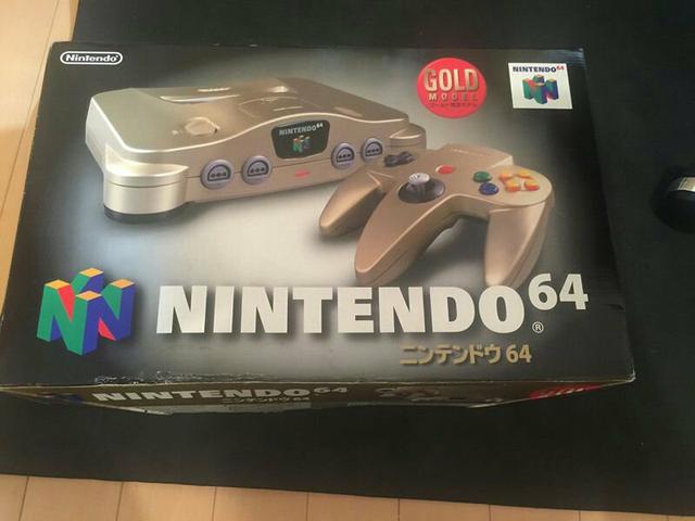 Nintendo 64 gold japones