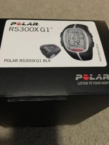 Polar RS300X G1:Relógio + Monitor cardíaco + G1 GPS sensor