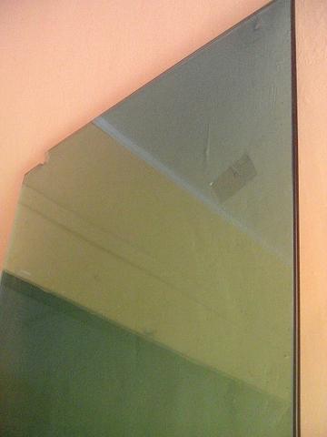Porta de vidro blindex verde