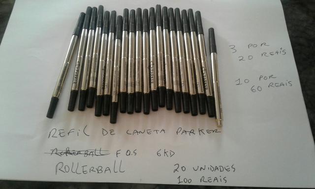 Refil de caneta Parker rollerball