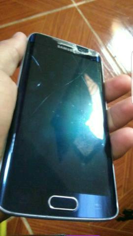 S6 edge tela trincada