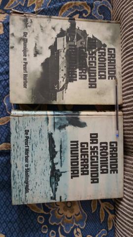 2 livros antigos relacionados a segunda guerra mundial