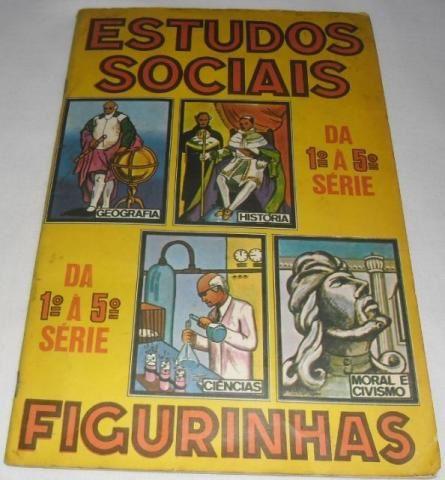 Album Figurinhas Estudos Sociais  Completo Raro