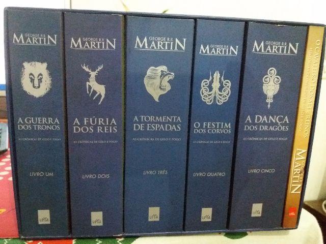 Box Crônica de gelo e fogo em ótimo estado