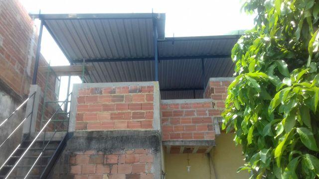 Cobertura estrutura metalica para terraço de telha