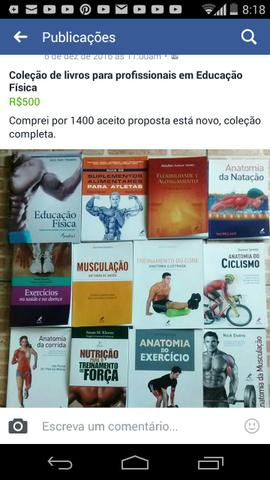 Coleção de livros educação física