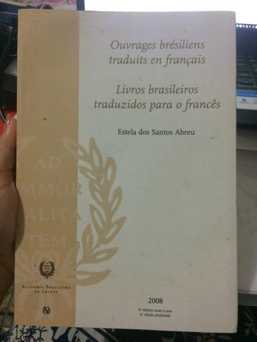 Livro - "Livros brasileiros traduzidos para o francês"