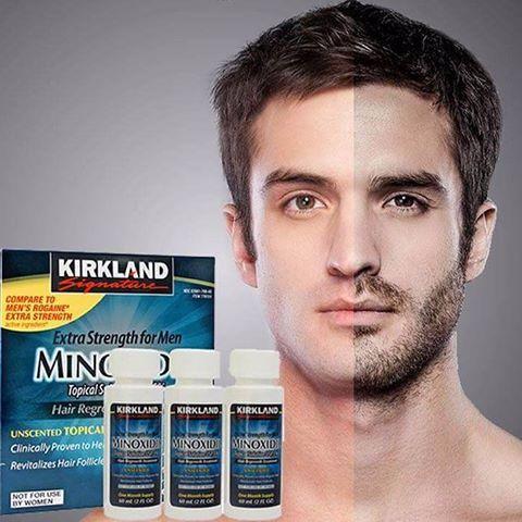 Minoxidl KirKland Cabelo e Barba Pronta entrega