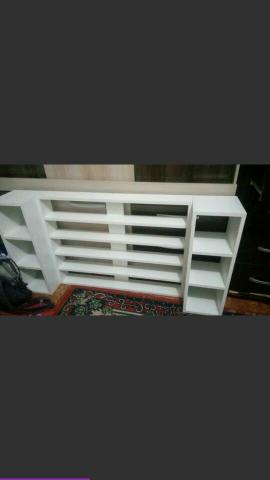 Porta esmalte com toalheiro