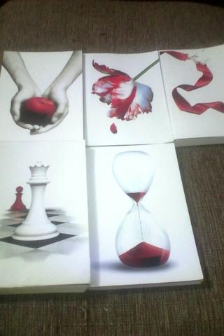 Vendo livros do crepúsculo a coleção