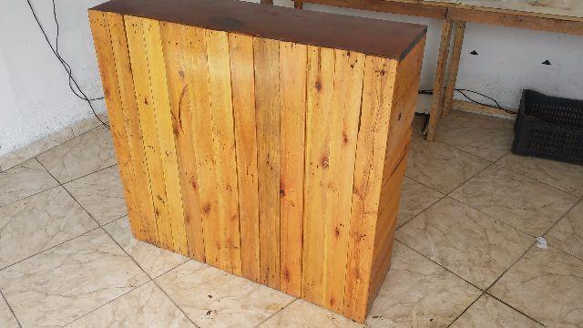 Balção De Palete Envernizado LINDO