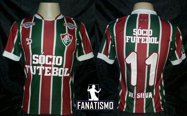 Camisa DryWorld Fluminense, Usada em Jogo por #11 W. Silva