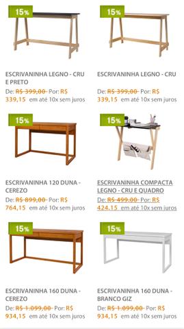 Escrivaninha + Gaveteiro Meu Movel de Madeira