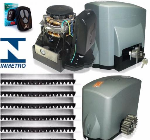 Kit portão eletrônico deslizante kdz combat