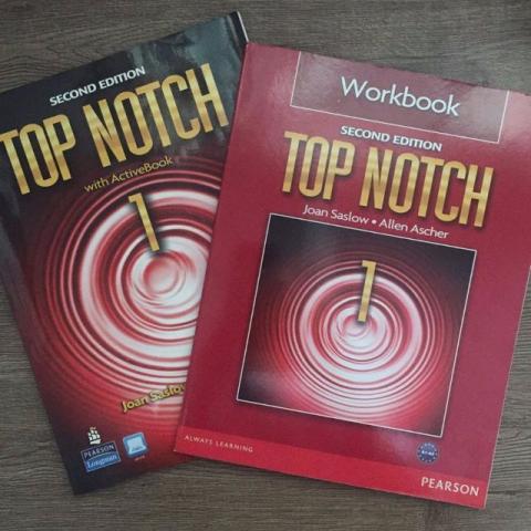 LIVRO TOP NOTCH 1 - STUDENT BOOK e WORKBOOK (SECOND EDITION)