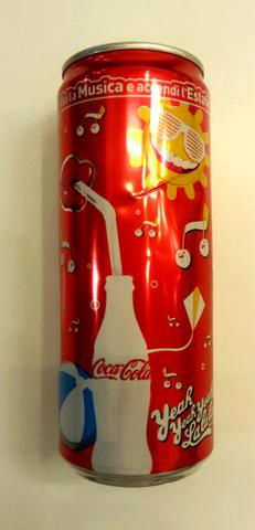 Lata de Coca-Cola da Itália