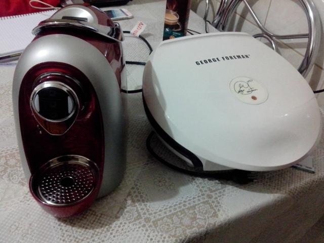 Maquina de Cafe mais Grill george forman