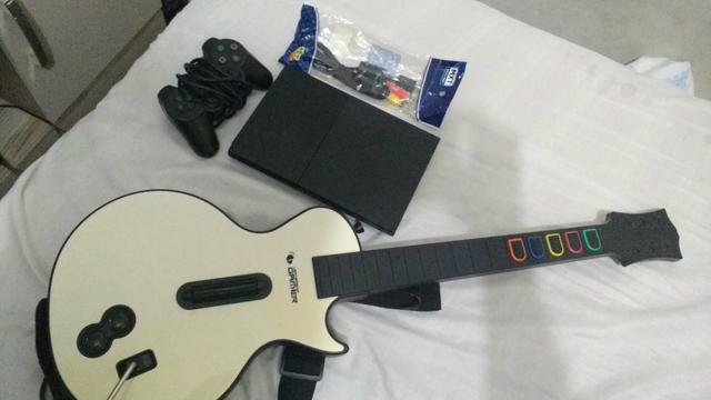 Ps2 com guitarra