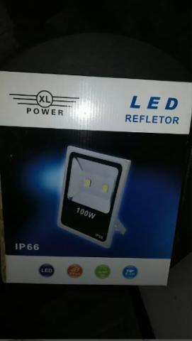 Refletor Led Rgb 100w Com Controle Remoto