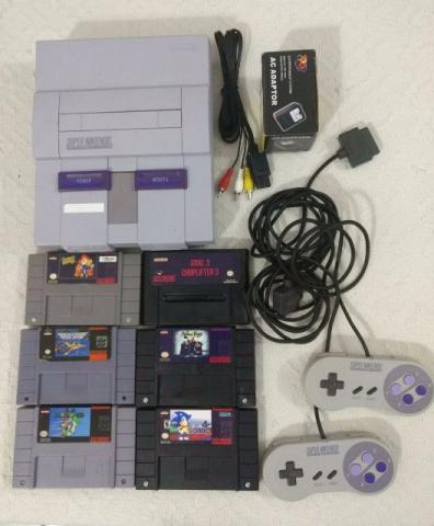Super Nintendo Completo + Jogos