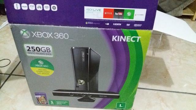 Xbox 360 kinect + carregador de controle