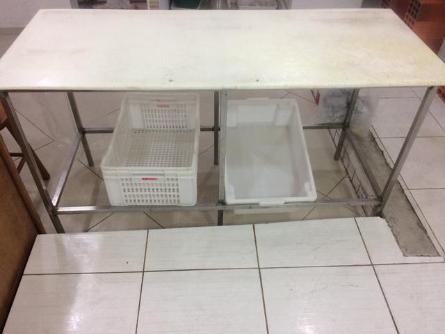 Balcao açougue com caixa inclusa