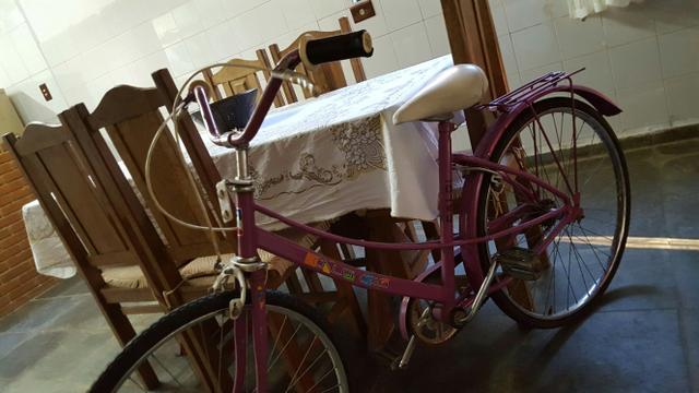 Bicicleta Caloi Rosa
