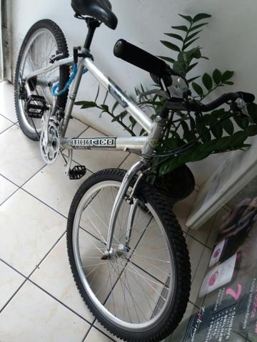 Bicicleta Mônaco de alumínio aro 26 Super conservada