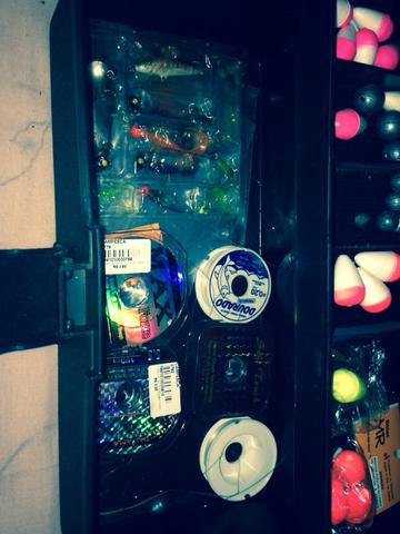 Caixa completa para pescaria