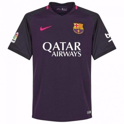 Camisa Barcelona Roxa  - Sob Encomenda - Frete Grátis