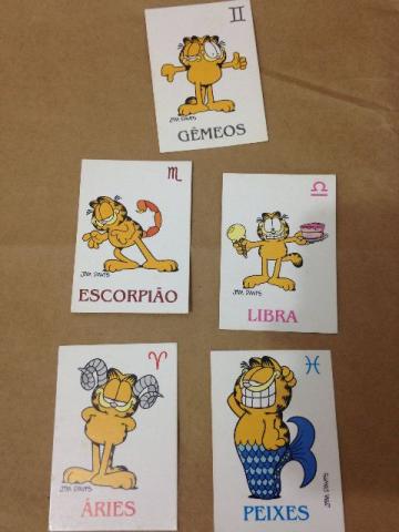 Cartões Garfield Signos