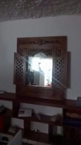 Espelho janela de madeira Indonésia