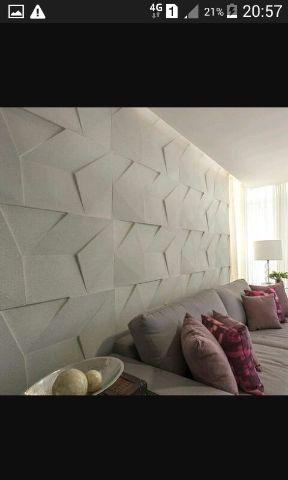 Mosaicos 3D em gesso ou placas cimenticias