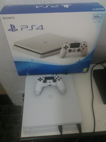 Ps4 slim branco perfeito