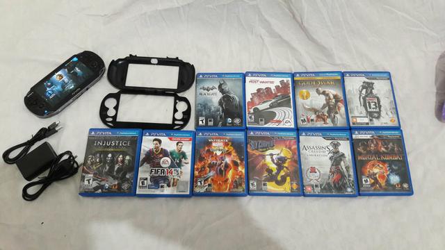 Psvita + 32gb Novíssimo mais jogos