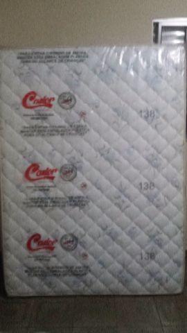 1 colchão castor casal espuma D45 de 138x25