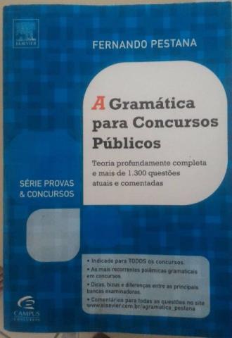 A gramática para concursos público em ótimo estado