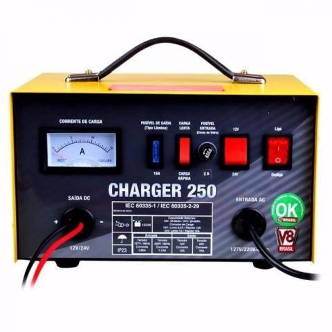 Carregador De Bateria 250e Bivolt V8 Brasil-charger250