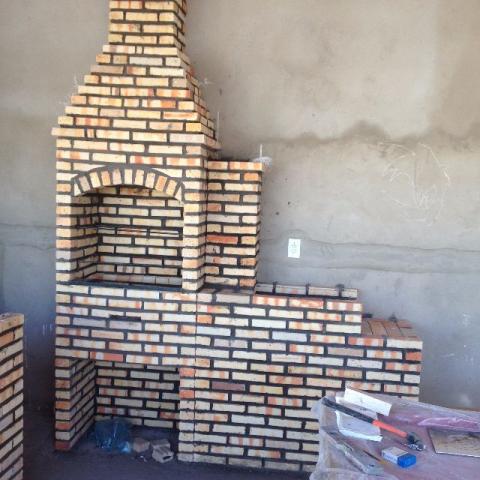 Churrasqueira de tijolinho