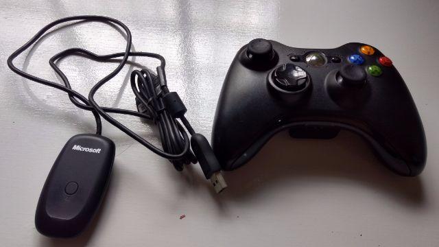 Controle Xbox 360 com Adaptador Sem Fio