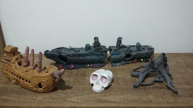 Enfeites para aquario